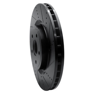 R1 Concepts® - eLINE™ Drilled and Slotted 1-Piece Front Passenger Side Brake Rotor
