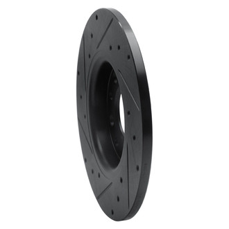 R1 Concepts® - eLINE™ Drilled and Slotted 1-Piece Rear Passenger Side Brake Rotor