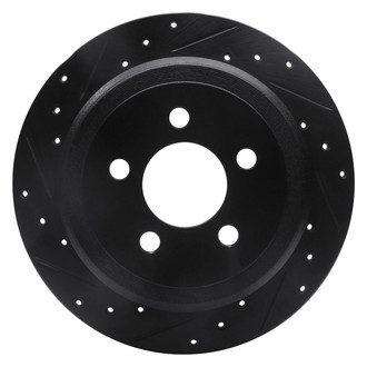 R1 Concepts® - eLINE™ Drilled and Slotted 1-Piece Brake Rotor