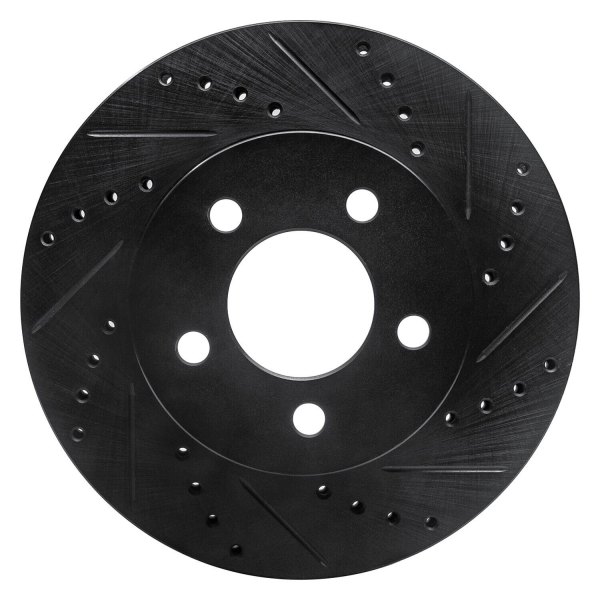 R1 Concepts® - eLINE™ Drilled and Slotted 1-Piece Front Brake Rotor