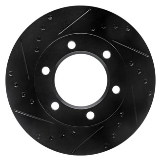 R1 Concepts® - eLINE™ Drilled and Slotted 1-Piece Front Brake Rotor