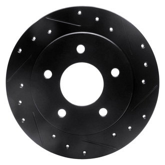 R1 Concepts® - eLINE™ Drilled and Slotted 1-Piece Rear Passenger Side Brake Rotor
