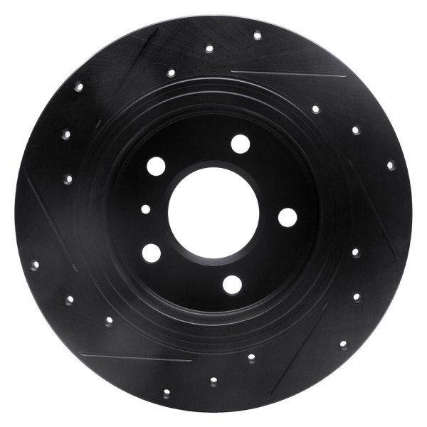 R1 Concepts® - eLINE™ Drilled and Slotted 1-Piece Rear Brake Rotor