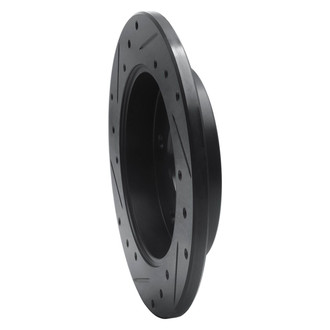 R1 Concepts® - eLINE™ Drilled and Slotted 1-Piece Rear Passenger Side Brake Rotor