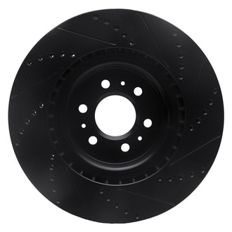 R1 Concepts® - eLINE™ Drilled and Slotted 1-Piece Front Driver Side Brake Rotor