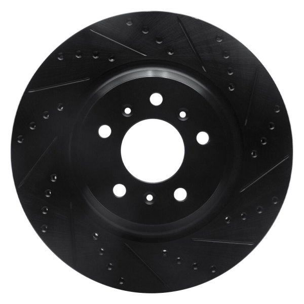 R1 Concepts® - eLINE™ Drilled and Slotted 1-Piece Front Brake Rotor