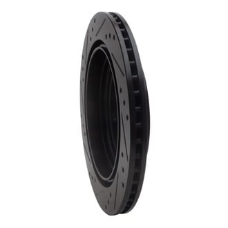 R1 Concepts® - eLINE™ Drilled and Slotted 1-Piece Rear Passenger Side Brake Rotor