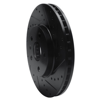 R1 Concepts® - eLINE™ Drilled and Slotted 1-Piece Front Passenger Side Brake Rotor