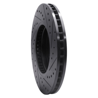 R1 Concepts® - eLINE™ Drilled and Slotted 1-Piece Front Driver Side Brake Rotor
