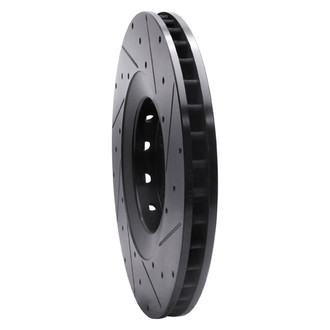 R1 Concepts® - eLINE™ Drilled and Slotted 1-Piece Front Driver Side Brake Rotor