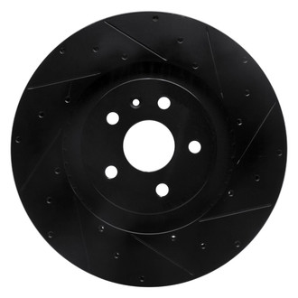 R1 Concepts® - eLINE™ Drilled and Slotted 1-Piece Front Passenger Side Brake Rotor