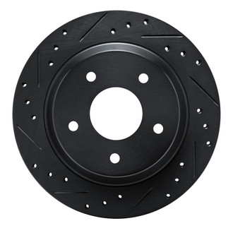 R1 Concepts® - eLINE™ Drilled and Slotted 1-Piece Brake Rotor