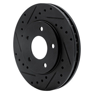 R1 Concepts® - eLINE™ Drilled and Slotted 1-Piece Front Driver Side Brake Rotor