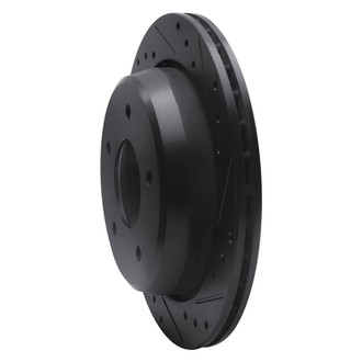 R1 Concepts® - eLINE™ Drilled and Slotted 1-Piece Rear Passenger Side Brake Rotor