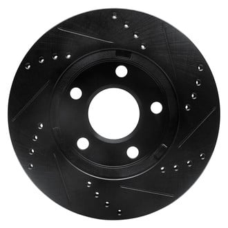 R1 Concepts® - eLINE™ Drilled and Slotted 1-Piece Front Brake Rotor