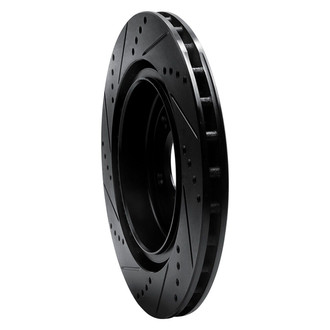 R1 Concepts® - eLINE™ Drilled and Slotted 1-Piece Rear Passenger Side Brake Rotor