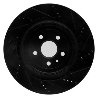 R1 Concepts® - eLINE™ Drilled and Slotted 1-Piece Rear Driver Side Brake Rotor