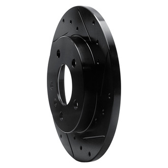 R1 Concepts® - eLINE™ Drilled and Slotted 1-Piece Rear Passenger Side Brake Rotor