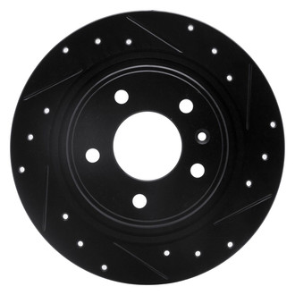 R1 Concepts® - eLINE™ Drilled and Slotted 1-Piece Rear Passenger Side Brake Rotor
