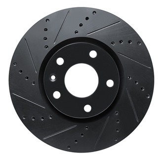 R1 Concepts® - eLINE™ Drilled and Slotted 1-Piece Front Driver Side Brake Rotor