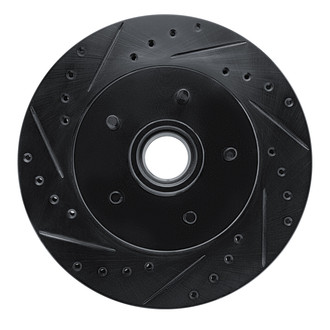 R1 Concepts® - eLINE™ Drilled and Slotted 1-Piece Front Driver Side Brake Rotor