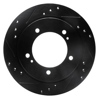 R1 Concepts® - eLINE™ Drilled and Slotted 1-Piece Front Brake Rotor