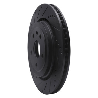R1 Concepts® - eLINE™ Drilled and Slotted 1-Piece Rear Driver Side Brake Rotor