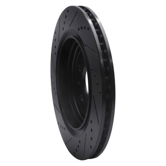 R1 Concepts® - eLINE™ Drilled and Slotted 1-Piece Rear Passenger Side Brake Rotor