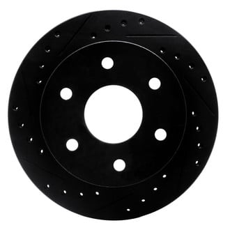 R1 Concepts® - eLINE™ Drilled and Slotted 1-Piece Front Brake Rotor