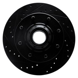R1 Concepts® - eLINE™ Drilled and Slotted 1-Piece Front Driver Side Brake Rotor