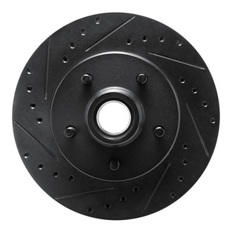 R1 Concepts® - eLINE™ Drilled and Slotted 1-Piece Front Driver Side Brake Rotor