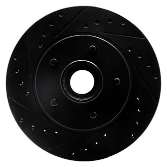 R1 Concepts® - eLINE™ Drilled and Slotted 1-Piece Front Driver Side Brake Rotor