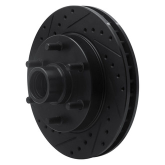 R1 Concepts® - eLINE™ Drilled and Slotted 1-Piece Front Driver Side Brake Rotor