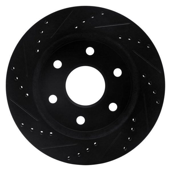 R1 Concepts® - eLINE™ Drilled and Slotted 1-Piece Front Brake Rotor