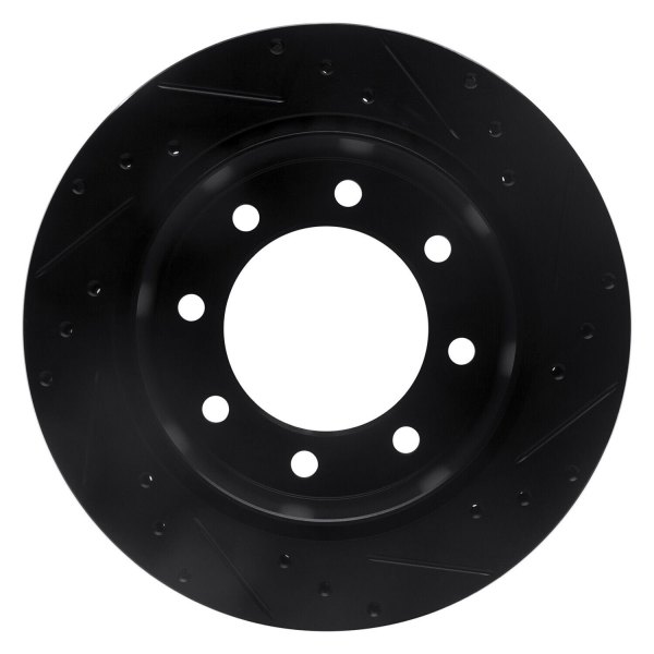 R1 Concepts® - eLINE™ Drilled and Slotted 1-Piece Rear Brake Rotor