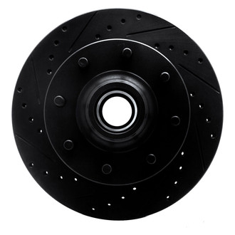 R1 Concepts® - eLINE™ Drilled and Slotted 1-Piece Front Driver Side Brake Rotor
