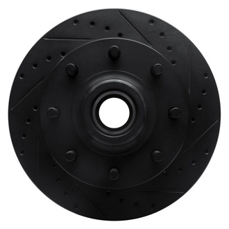 R1 Concepts® - eLINE™ Drilled and Slotted 1-Piece Front Passenger Side Brake Rotor