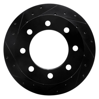 R1 Concepts® - eLINE™ Drilled and Slotted 1-Piece Rear Driver Side Brake Rotor