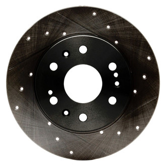 R1 Concepts® - eLINE™ Drilled and Slotted 1-Piece Front Passenger Side Brake Rotor