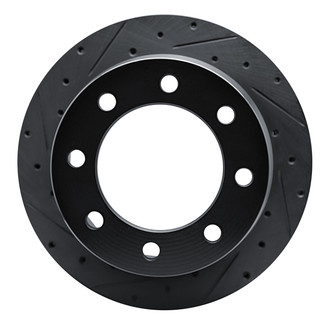 R1 Concepts® - eLINE™ Drilled and Slotted 1-Piece Rear Driver Side Brake Rotor