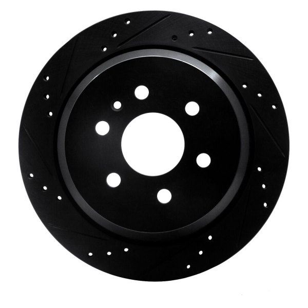 R1 Concepts® - eLINE™ Drilled and Slotted 1-Piece Rear Brake Rotor