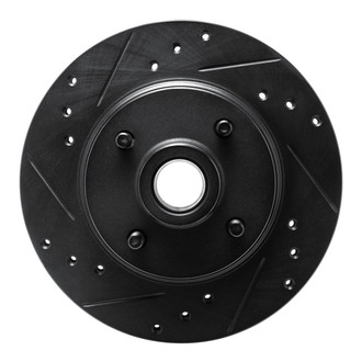R1 Concepts® - eLINE™ Drilled and Slotted 1-Piece Front Driver Side Brake Rotor
