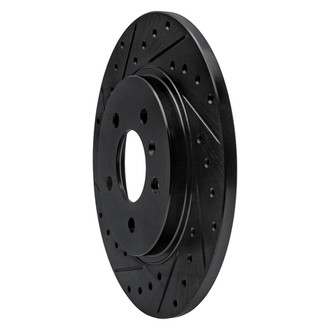 R1 Concepts® - eLINE™ Drilled and Slotted 1-Piece Rear Driver Side Brake Rotor