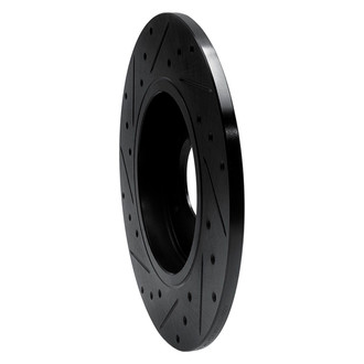 R1 Concepts® - eLINE™ Drilled and Slotted 1-Piece Rear Passenger Side Brake Rotor