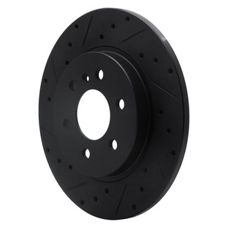 R1 Concepts® - eLINE™ Drilled and Slotted 1-Piece Rear Driver Side Brake Rotor