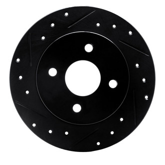 R1 Concepts® - eLINE™ Drilled and Slotted 1-Piece Rear Driver Side Brake Rotor