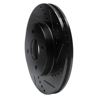 R1 Concepts® - eLINE™ Drilled and Slotted 1-Piece Front Passenger Side Brake Rotor