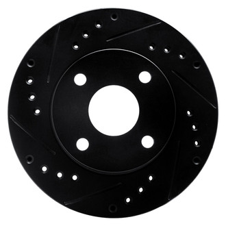 R1 Concepts® - eLINE™ Drilled and Slotted 1-Piece Front Brake Rotor