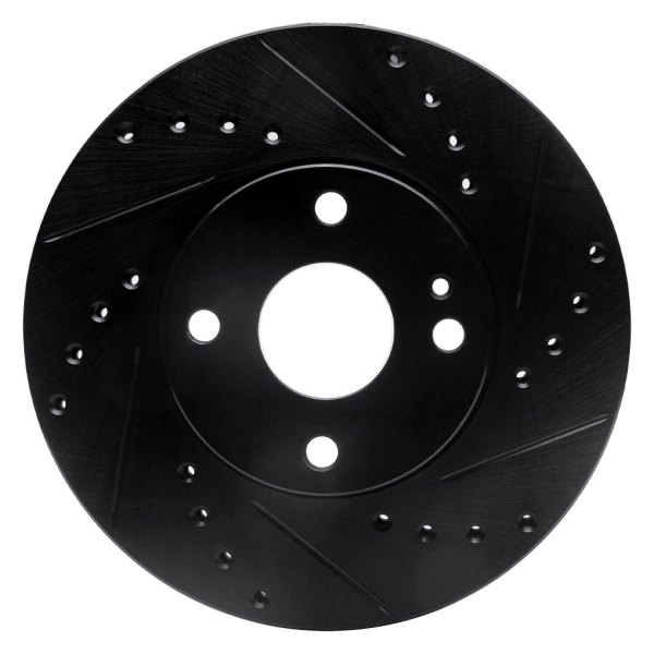 R1 Concepts® - eLINE™ Drilled and Slotted 1-Piece Front Brake Rotor