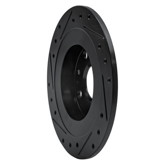 R1 Concepts® - eLINE™ Drilled and Slotted 1-Piece Rear Passenger Side Brake Rotor